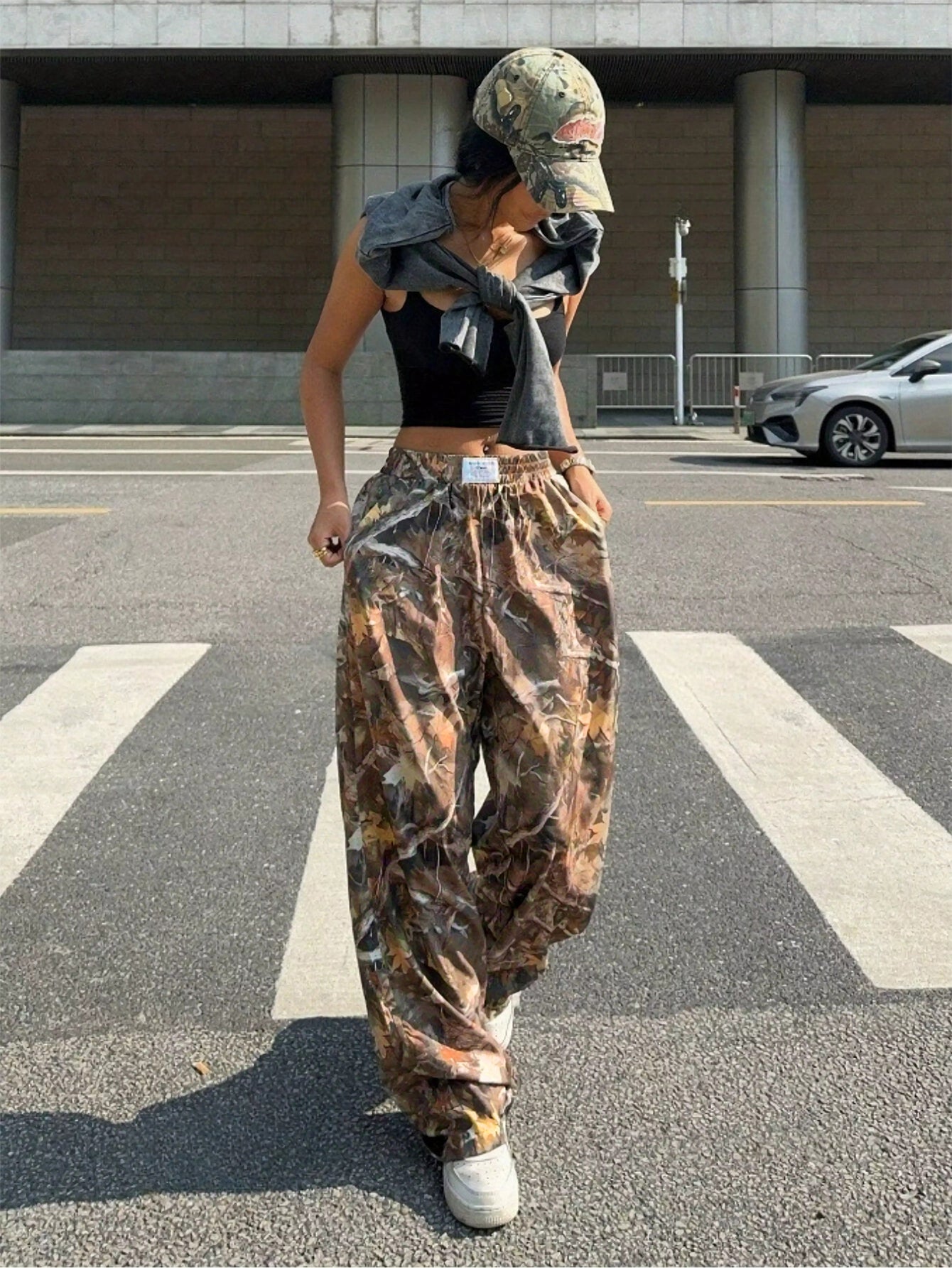 Baggy Camo Cargo Pants