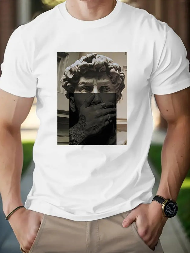 Retro Crew Tee – Work Hard, Look Timeless