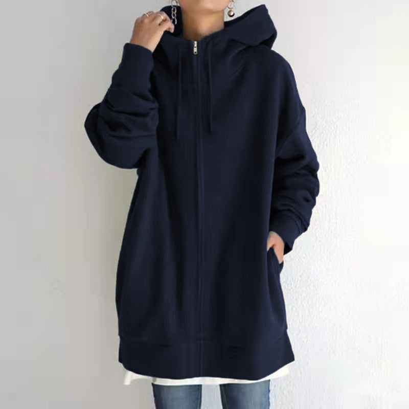 Fuzzy Zip-Up Hoodie