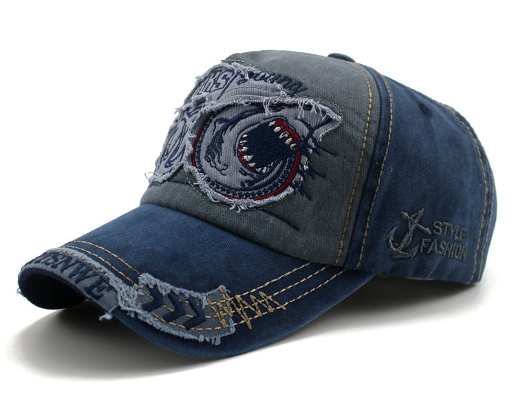 Shark Denim Cap