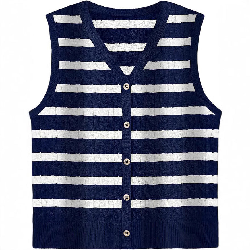 Twist & Layer Knit Vest