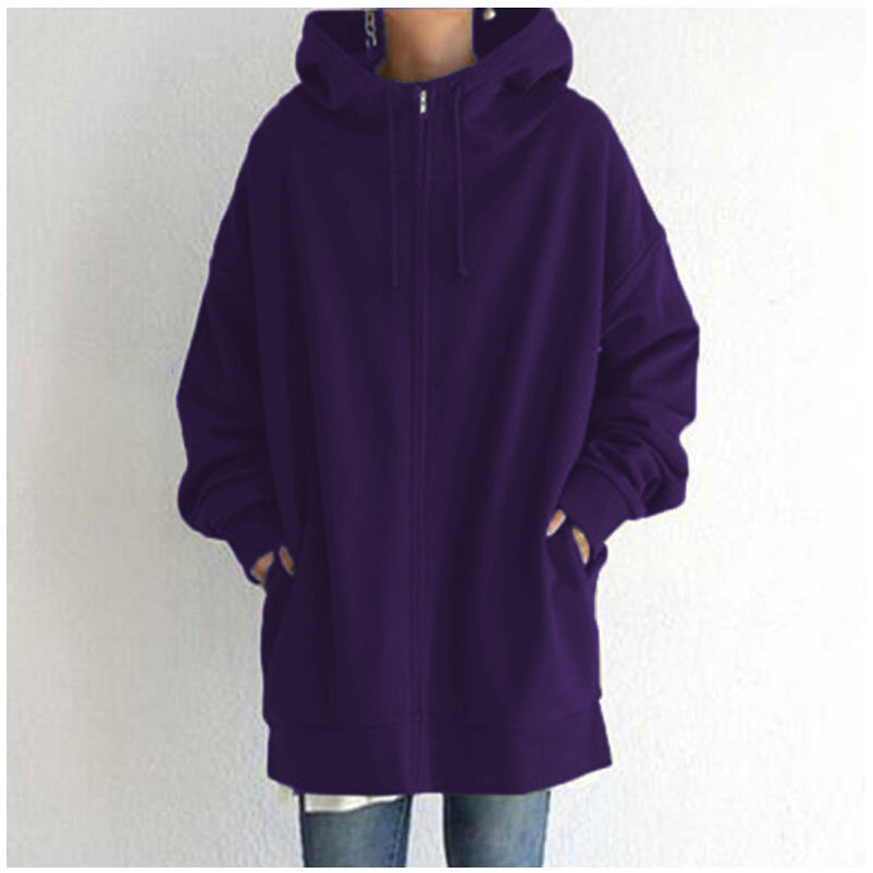 Fuzzy Zip-Up Hoodie