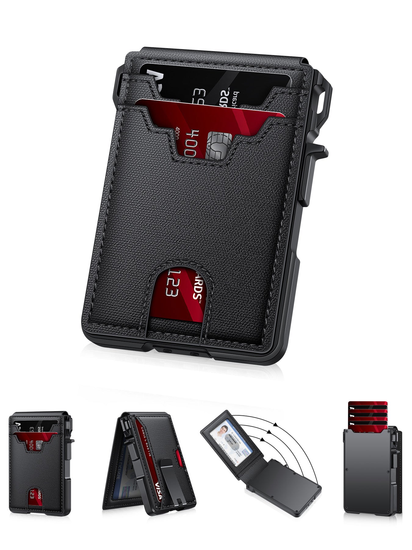 RFID Blocking Pop-Up Wallet