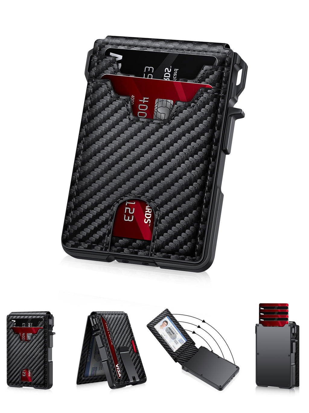 RFID Blocking Pop-Up Wallet