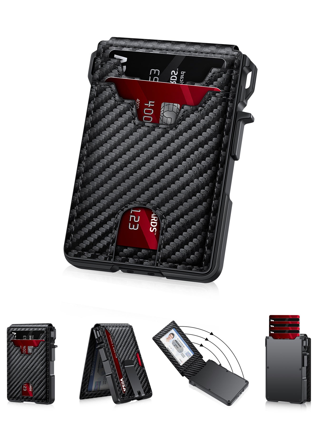 RFID Blocking Pop-Up Wallet