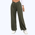 High Waist Ankle-Tied Trousers