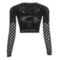 Fashion Mesh Long-Sleeve Doublet