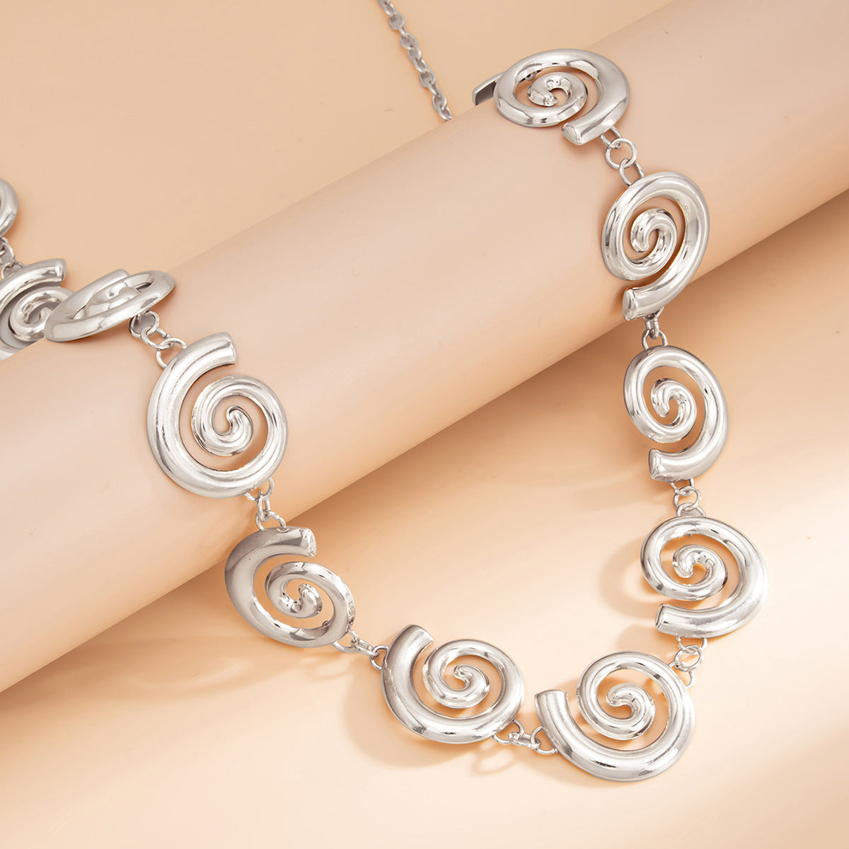 Irregular Spiral Circle Body Chain