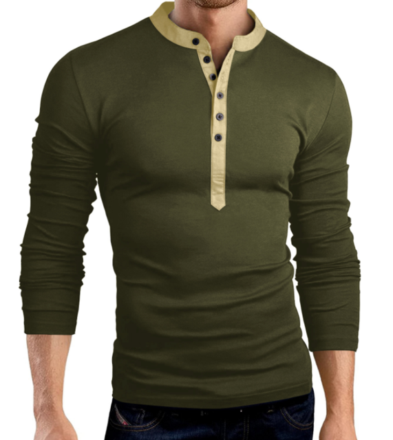 Long Sleeve V-Neck Slim Fit T-Shirt