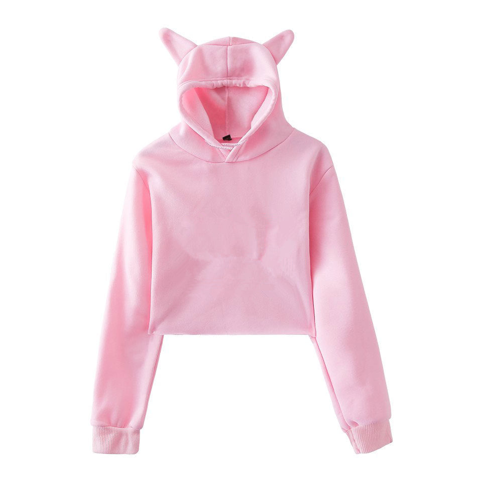 City Vibes Crop Hoodie