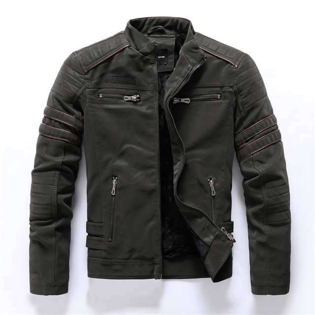 PU Leather Biker Jacket