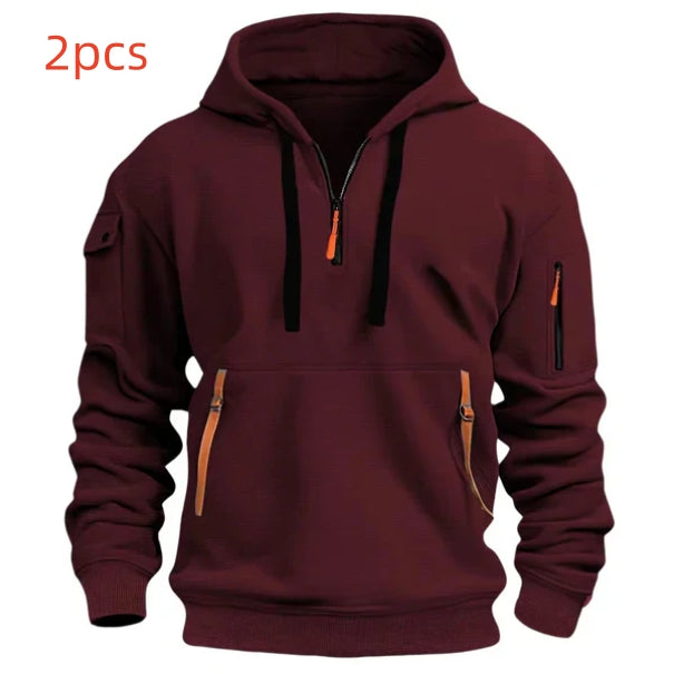 Dropped Shoulder Hooded Sweatshirt