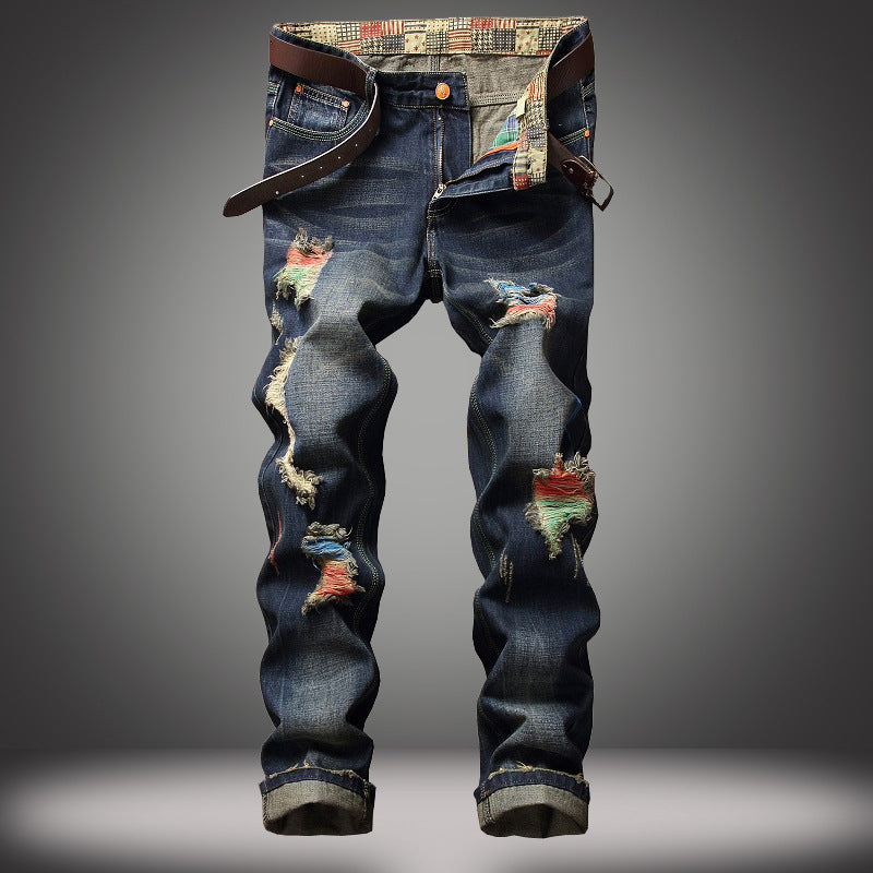 Urban Paint Distressed Straight Jeans