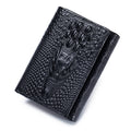 First Layer Cowhide Carved Leather Wallet