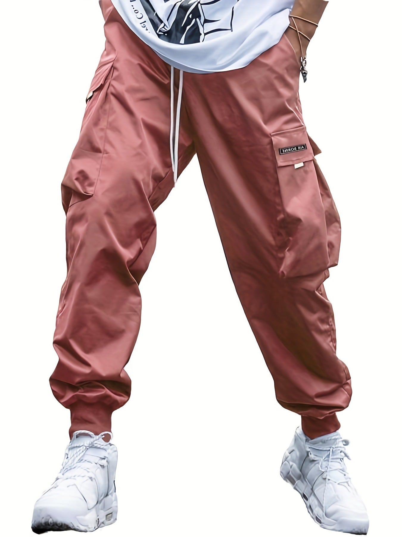 Drawstring Multi-Pocket Cargo Pants