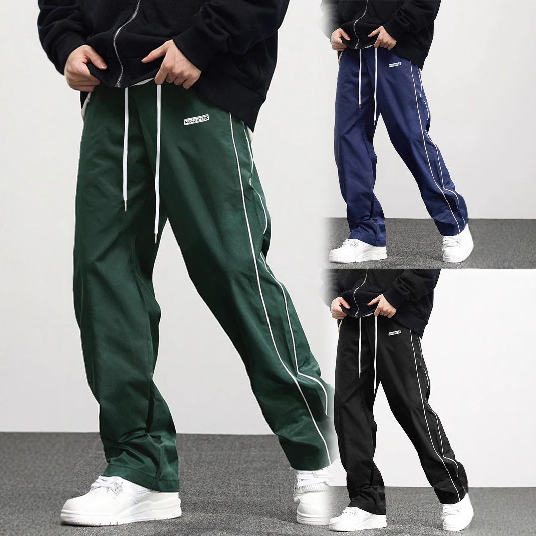 Fashion Retro Leisure Tapered Cargo Pants
