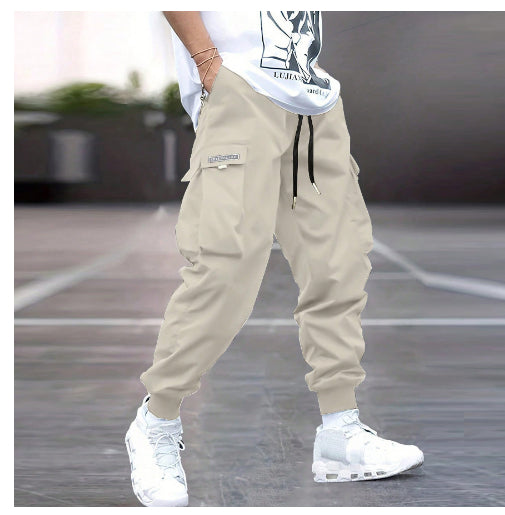 Drawstring Multi-Pocket Cargo Pants