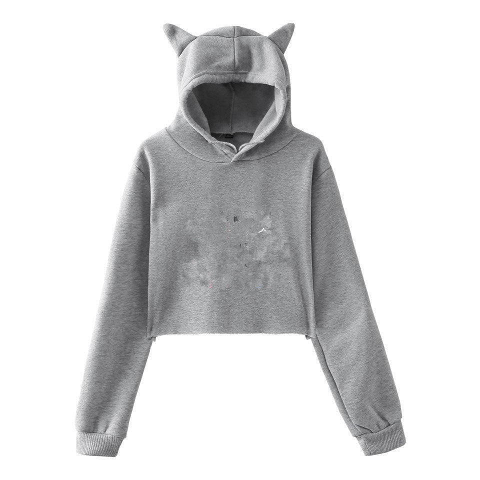 City Vibes Crop Hoodie