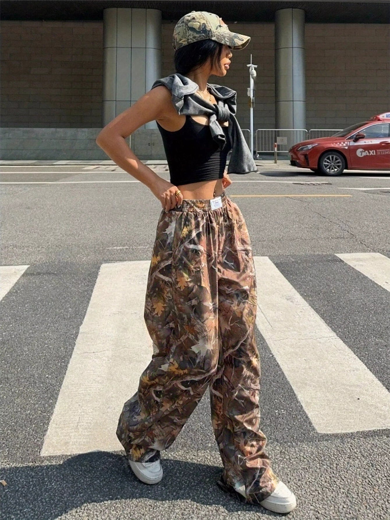 Baggy Camo Cargo Pants