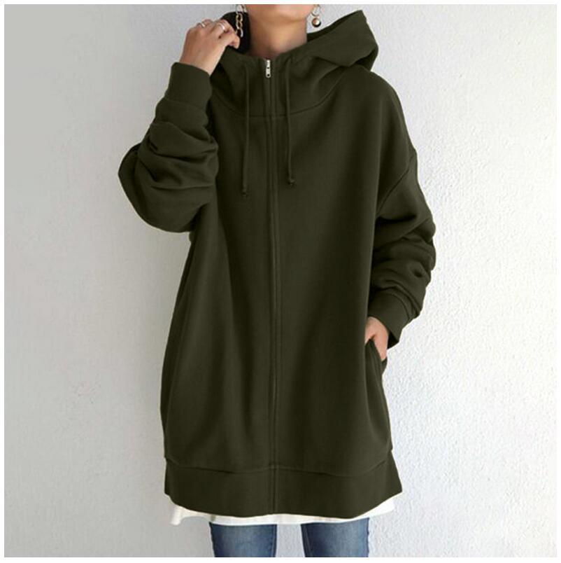 Fuzzy Zip-Up Hoodie
