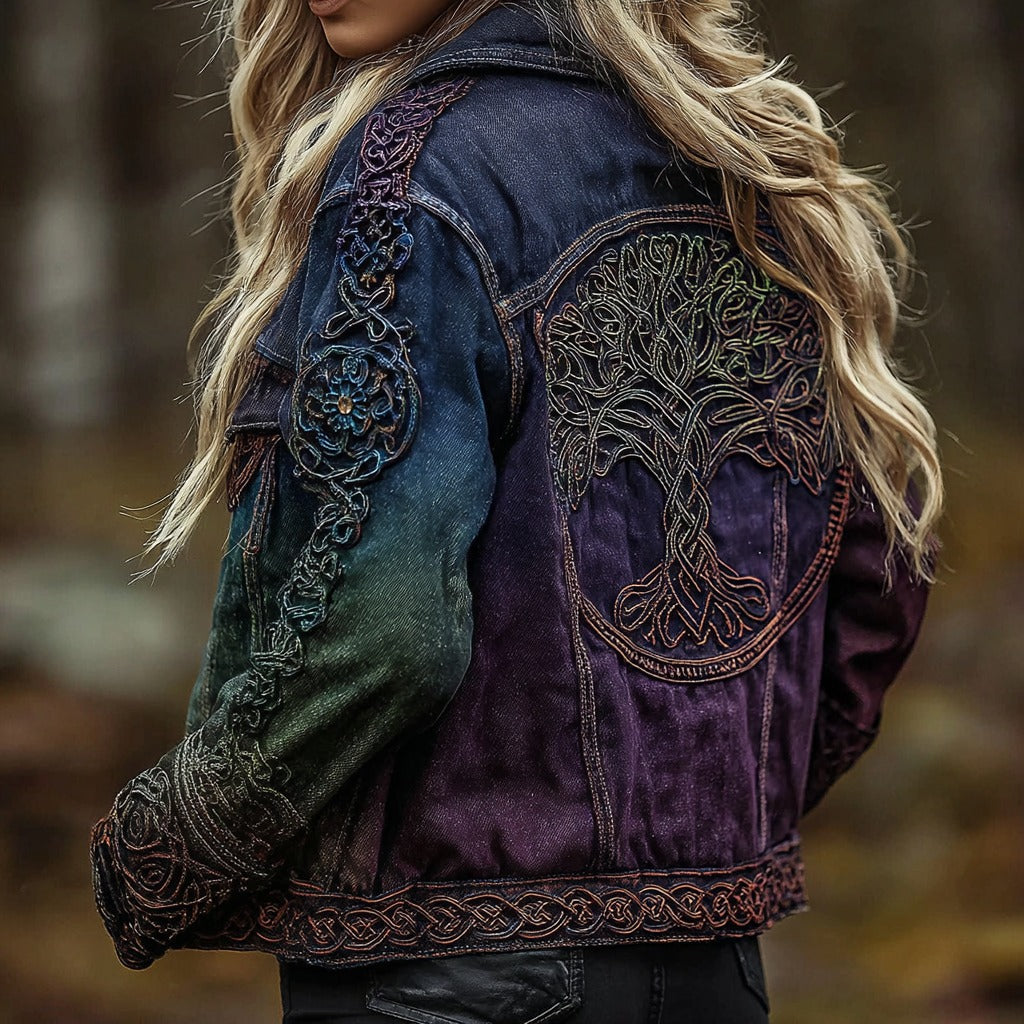 Vintage Patchwork Denim Jacket