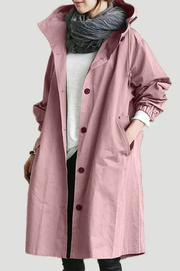 Urban Breeze Oversized Windbreaker Coat
