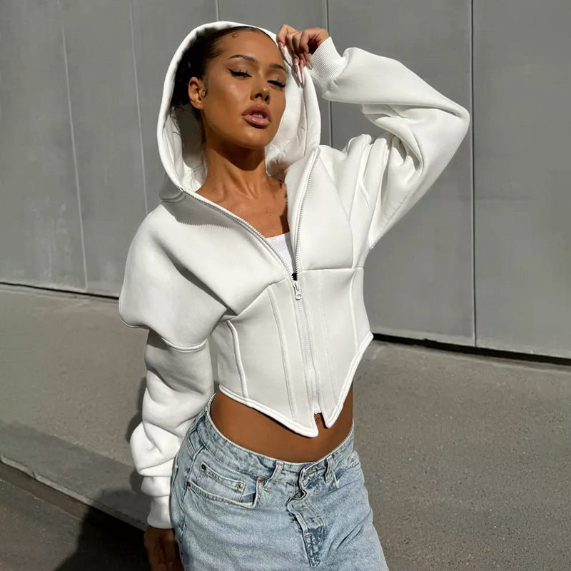 Corset Zip Hoodie