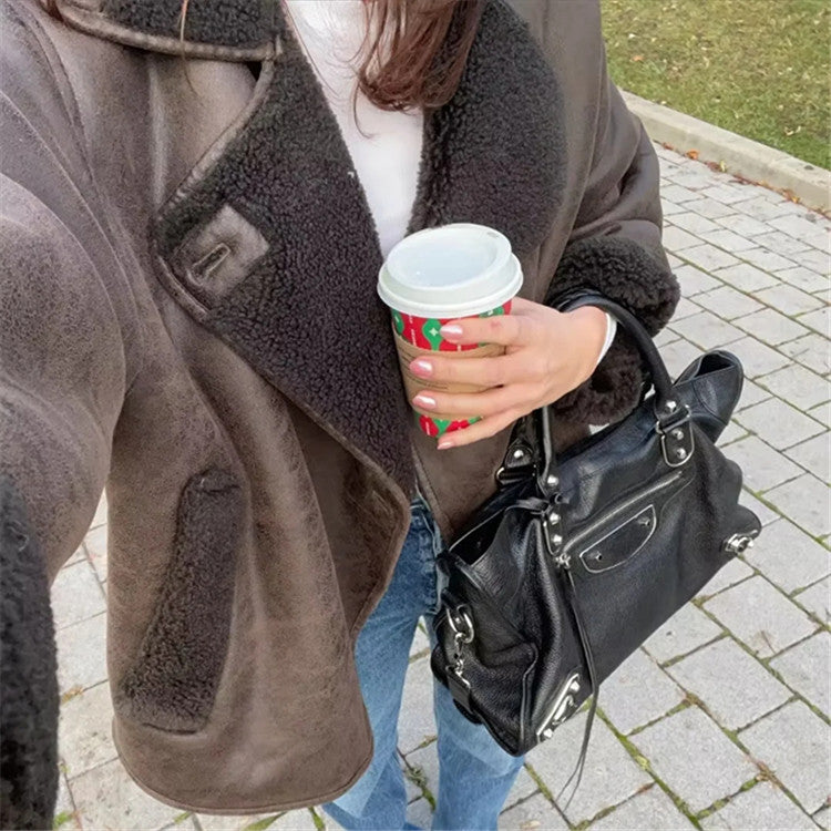 Oversized Cotton Padded Jacket