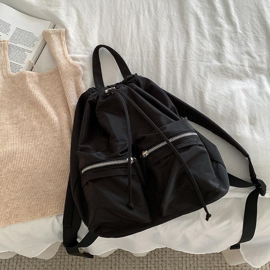 Minimal Drawstring Backpack