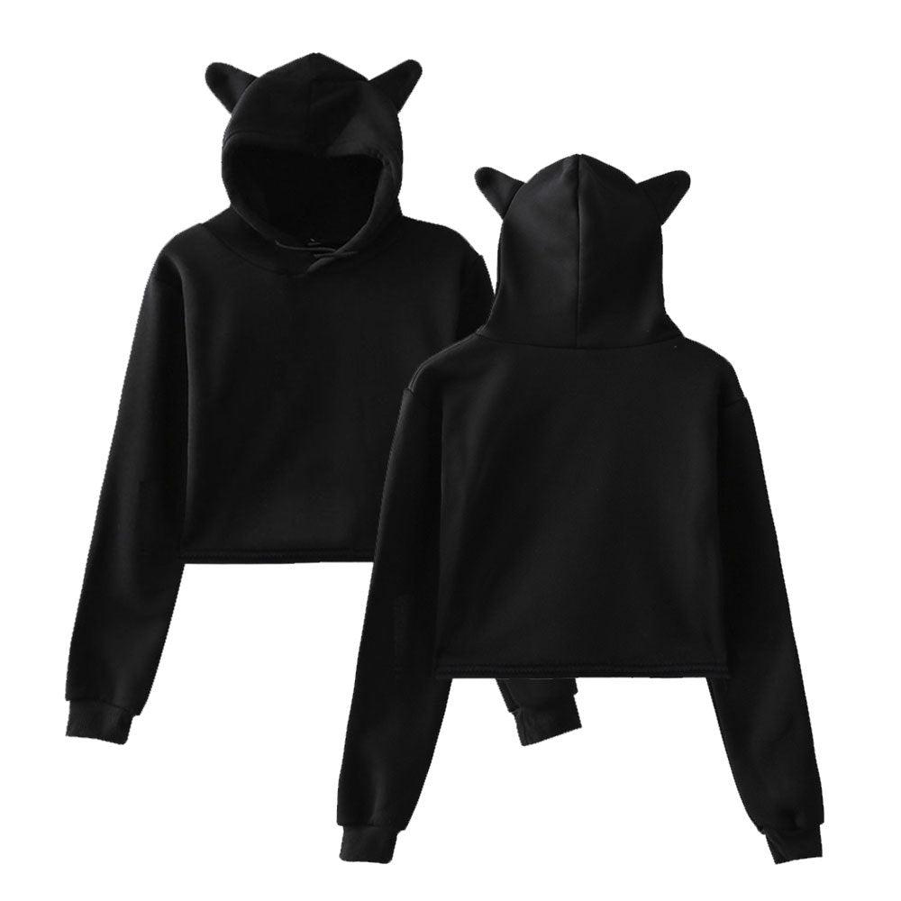 City Vibes Crop Hoodie