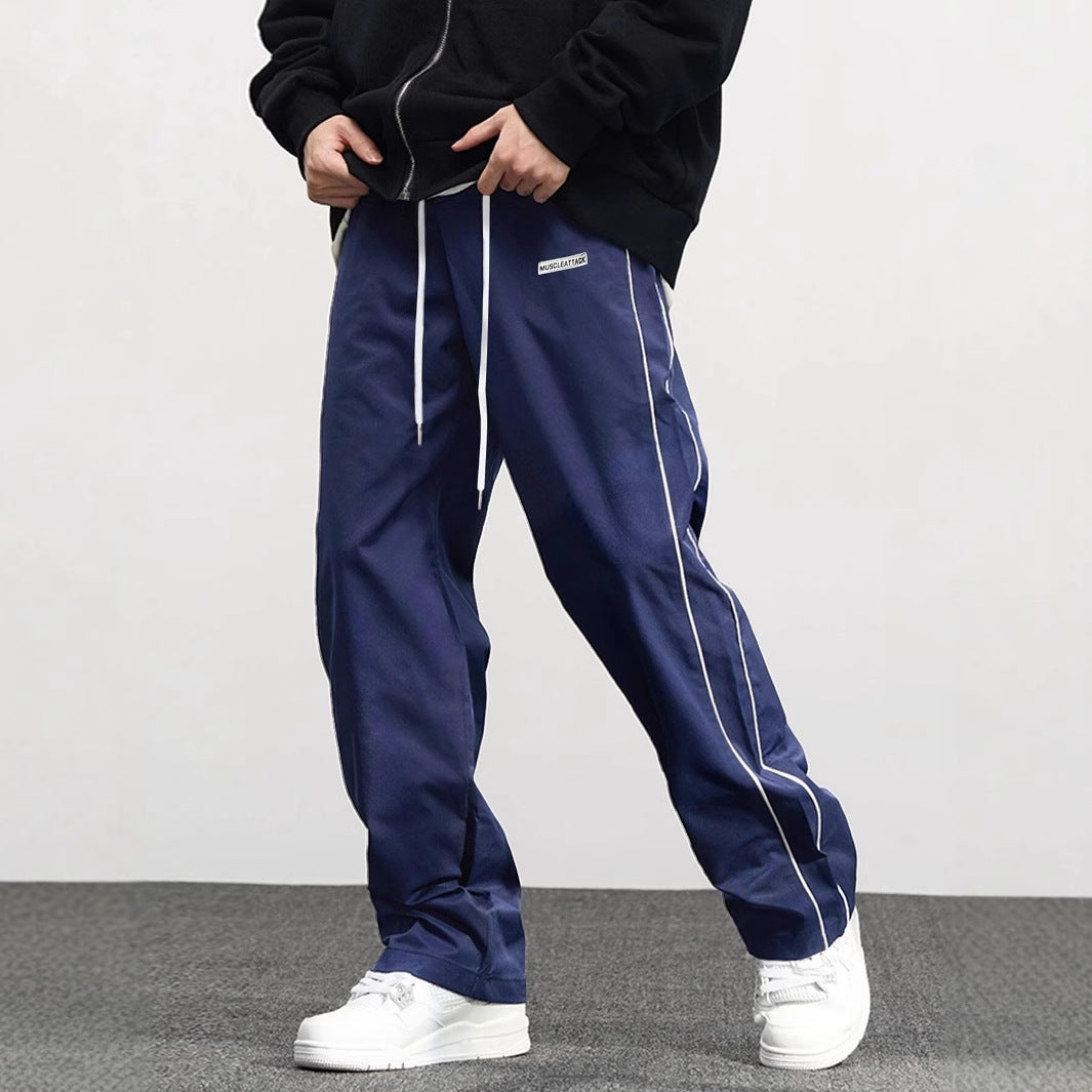 Fashion Retro Leisure Tapered Cargo Pants