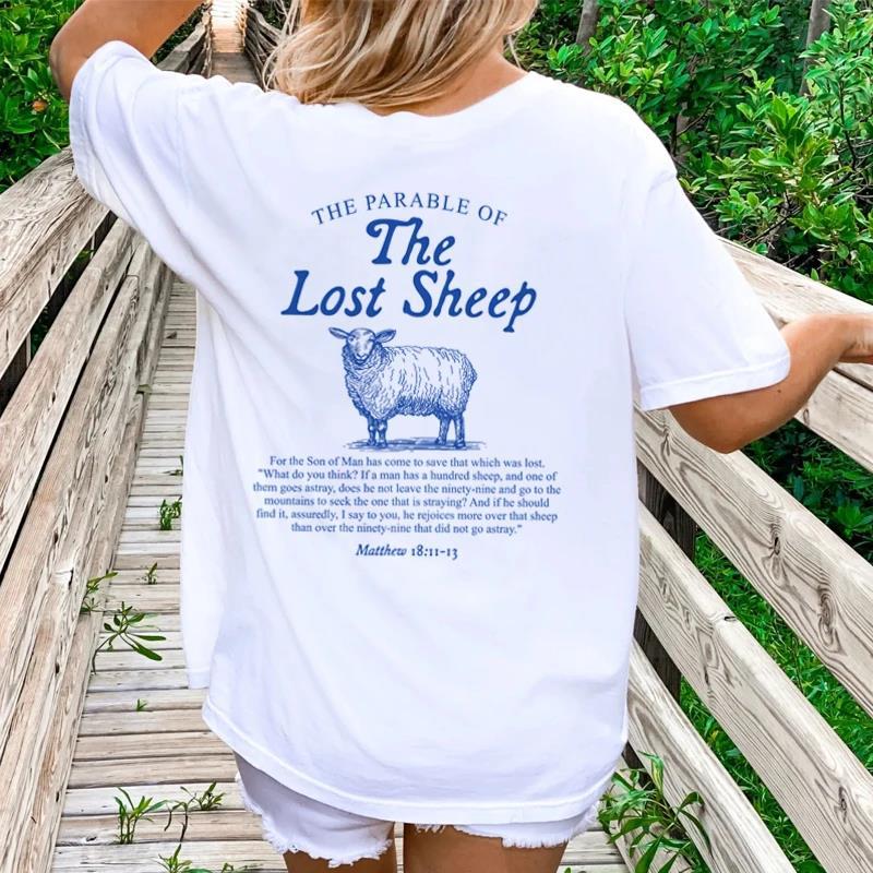 Lost Sheep™ Back Print Oversized Tee