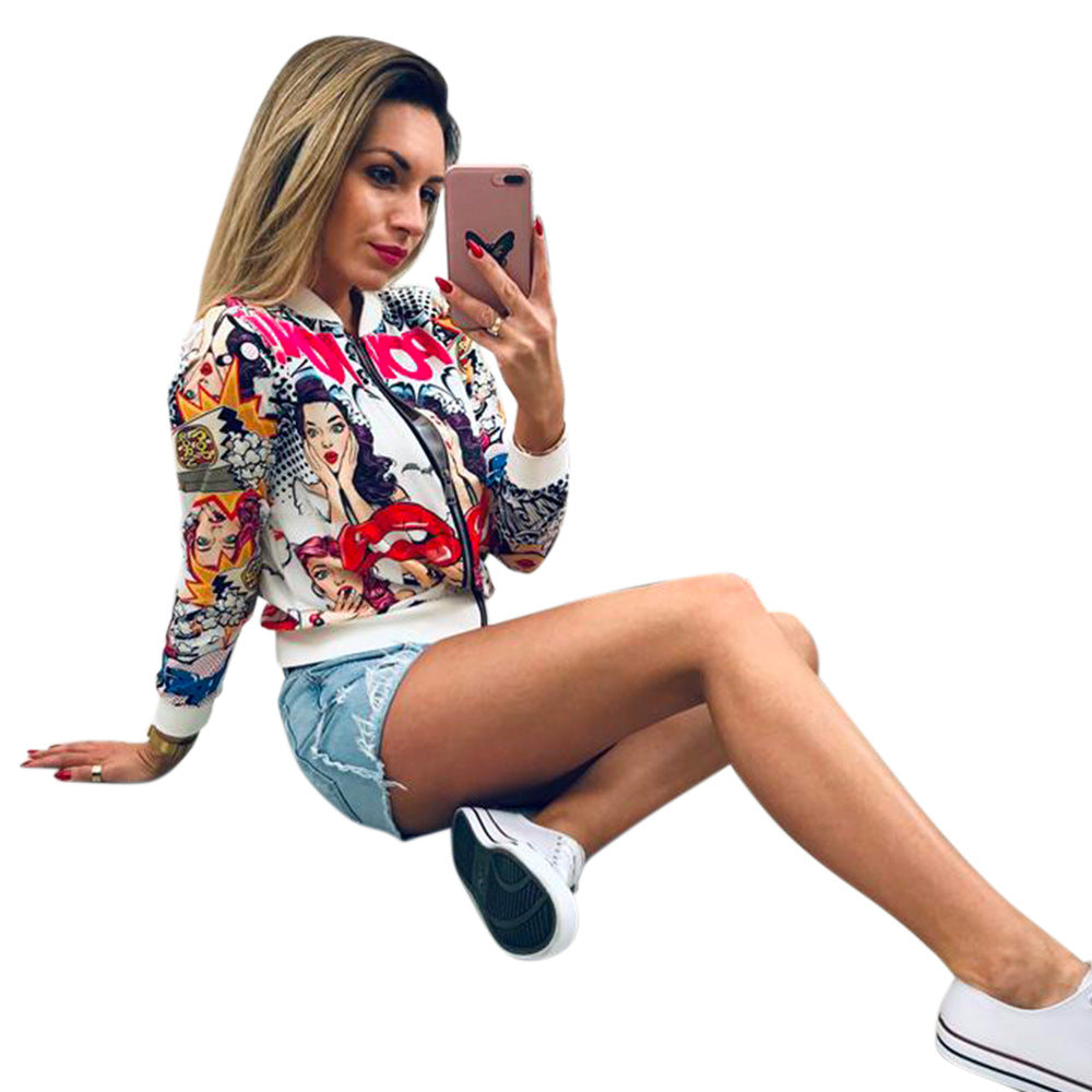 Graphic Varsity Jacket