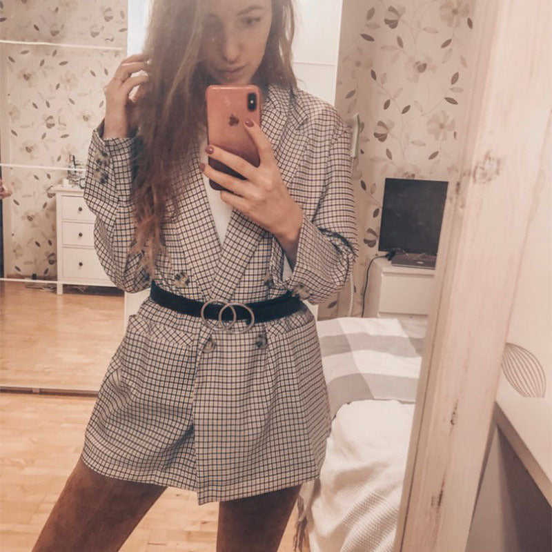 Urban Muse Plaid Jacket