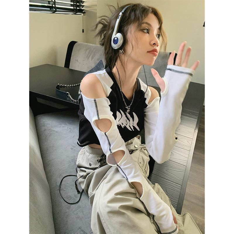 Off Shoulder Cut Out Top