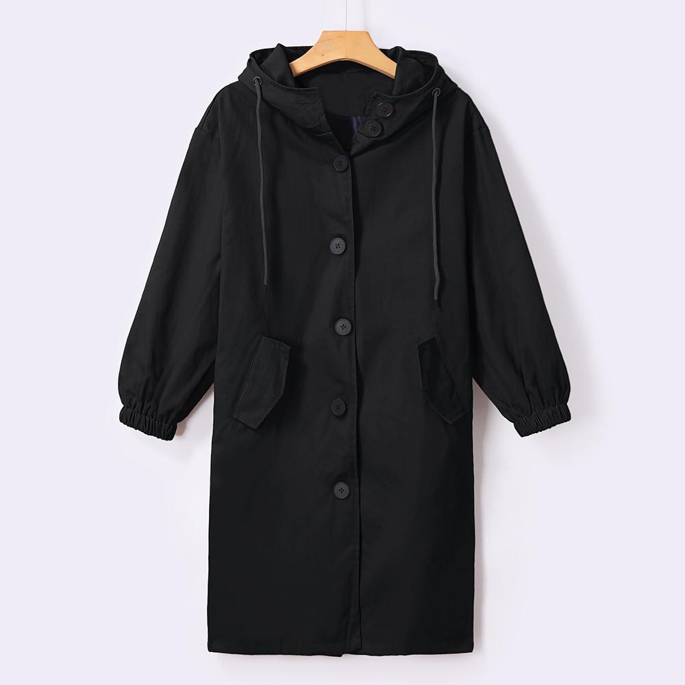 Urban Breeze Oversized Windbreaker Coat