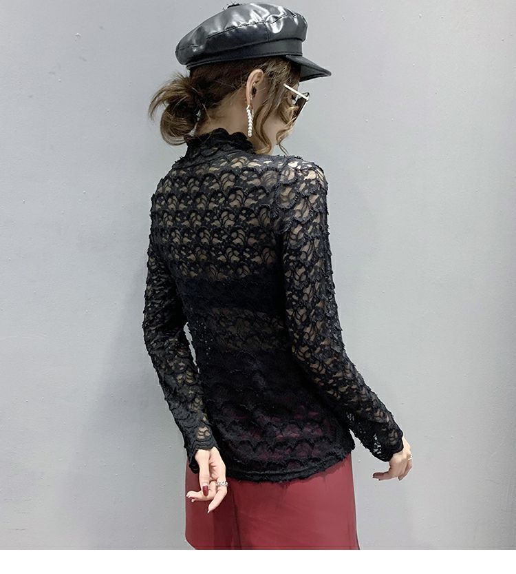 Sheer Mesh Long Sleeve Top