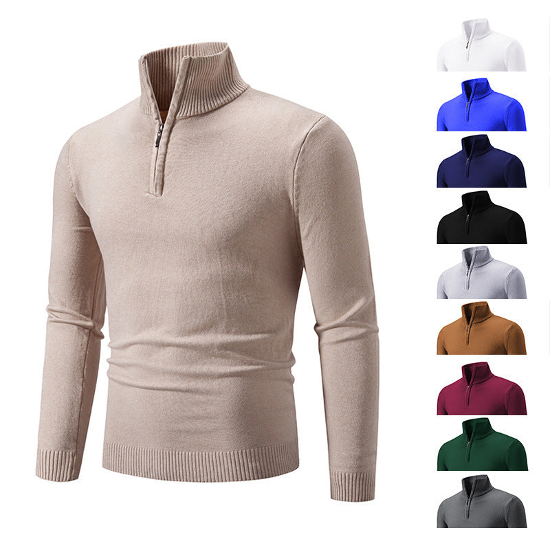 Urban Shield Zip-Up Turtleneck Sweater