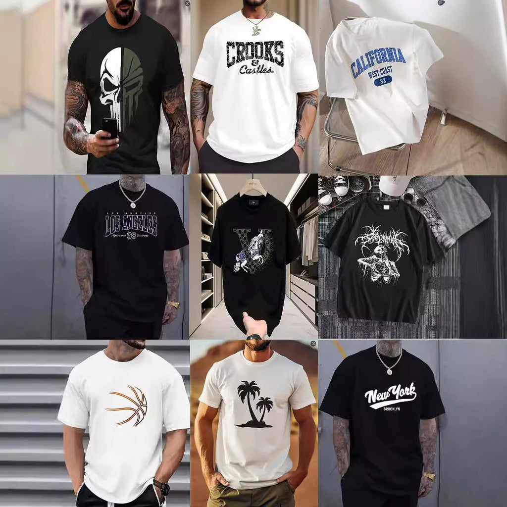 Retro Crew Tee – Work Hard, Look Timeless