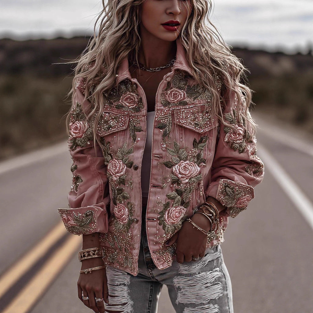 Vintage Patchwork Denim Jacket