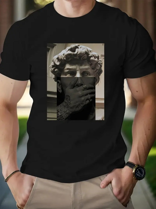 Retro Crew Tee – Work Hard, Look Timeless