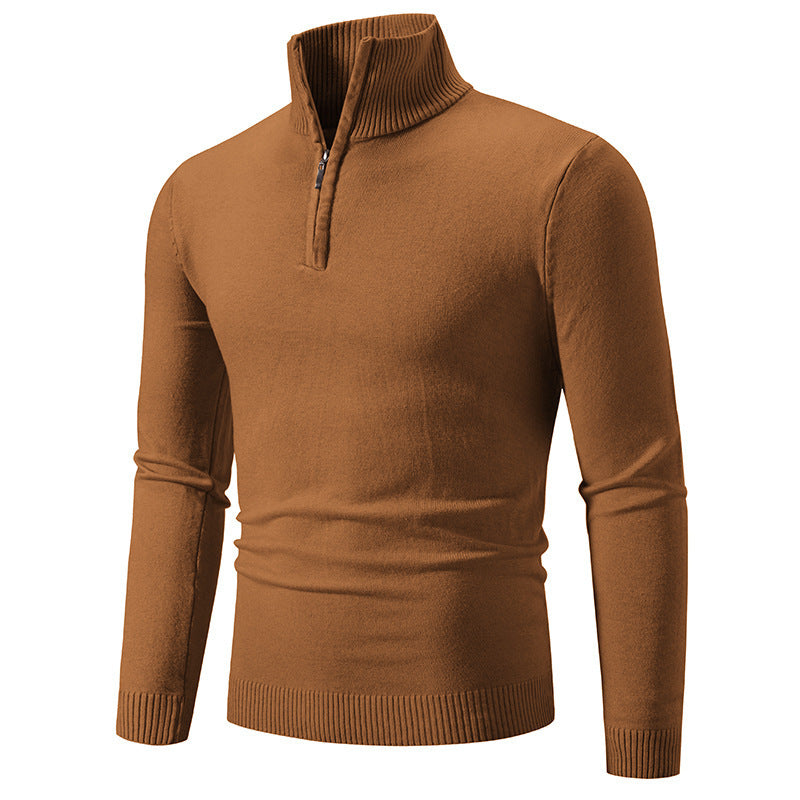 Urban Shield Zip-Up Turtleneck Sweater