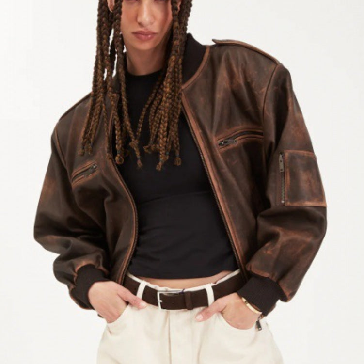 Retro Street Leather Jacket