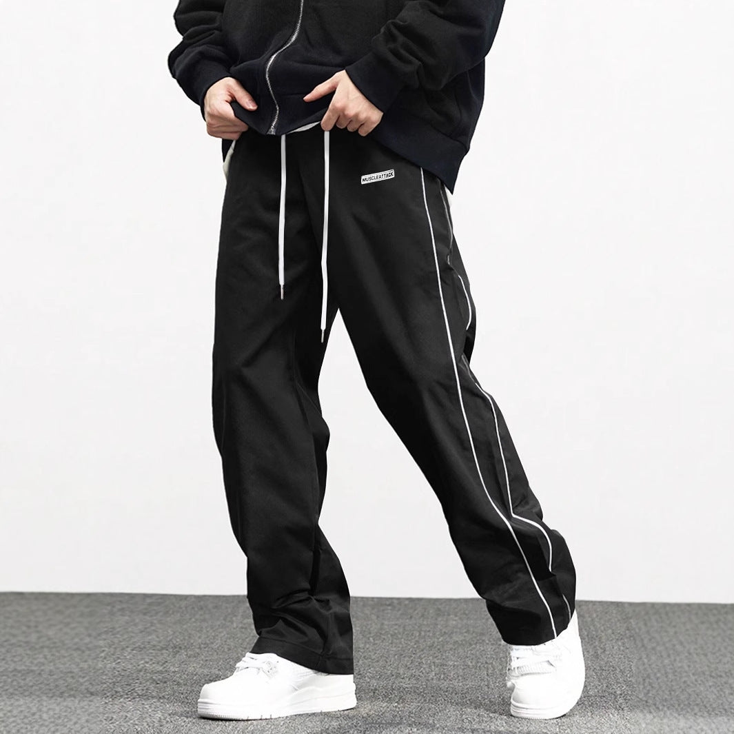Fashion Retro Leisure Tapered Cargo Pants
