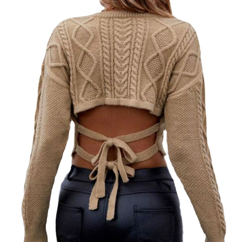 Cropped Rib-Knit Top