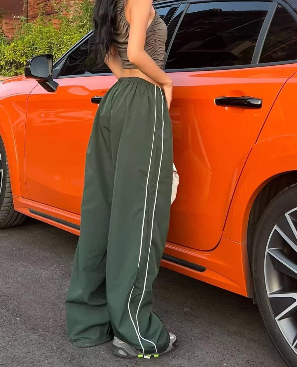 Street Style Ankle-Tied Trousers