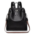 Minimalist Leather Versatile Backpack