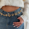 Irregular Spiral Circle Body Chain