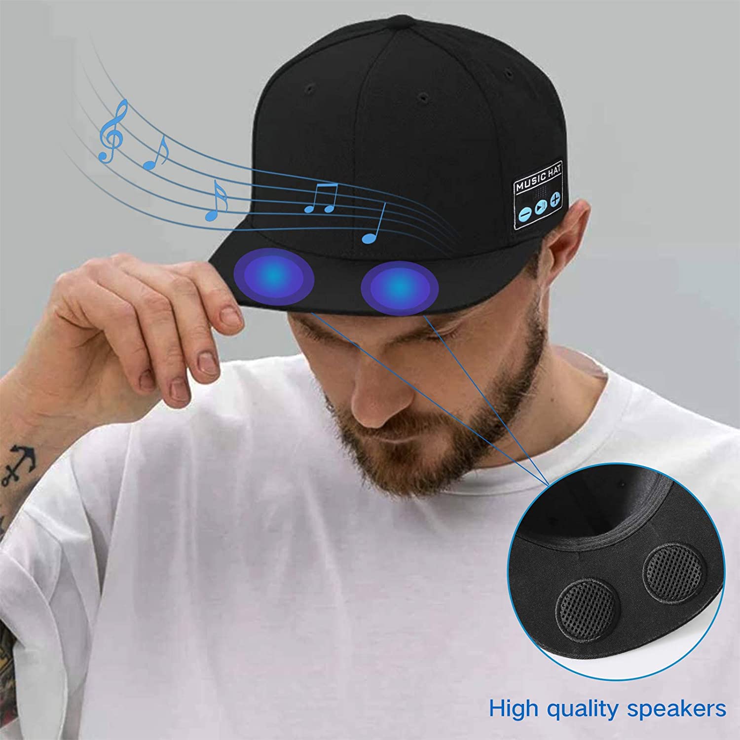 Bluetooth Music Baseball Cap