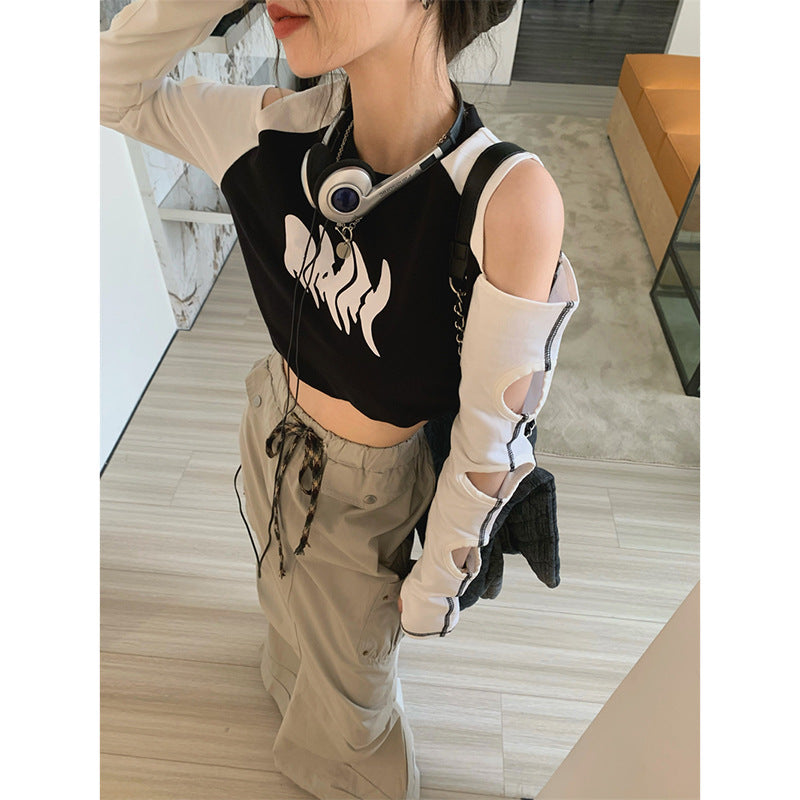 Off Shoulder Cut Out Top